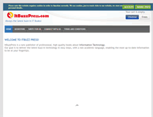 Tablet Screenshot of itbuzzpress.com